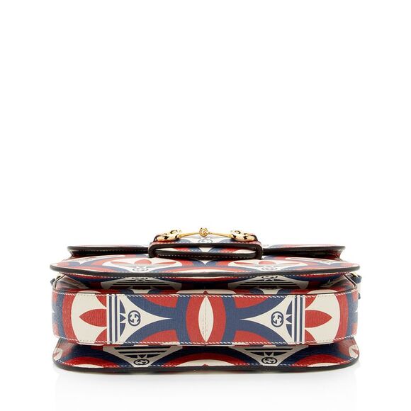 Gucci x Adidas Calfskin Interlocking G Horsebit 1955 Medium Shoulder Bag - Picture 4 of 12